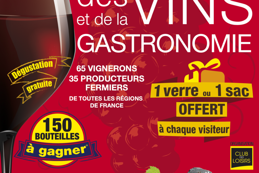 Salon des vins et de la gastronomie, Laigné en Belin (72), les 1, 2 et 3 mars 2024